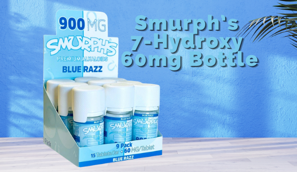 Smurph's 7-Hydroxy 60mg Bottle 6pk 15ct - Master Distributor Wholesale